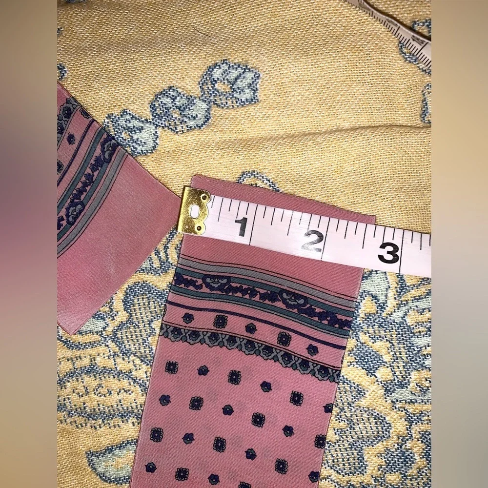 Silk Woman’s tie scarf Pink by Ginnie Johansen 100% Silk